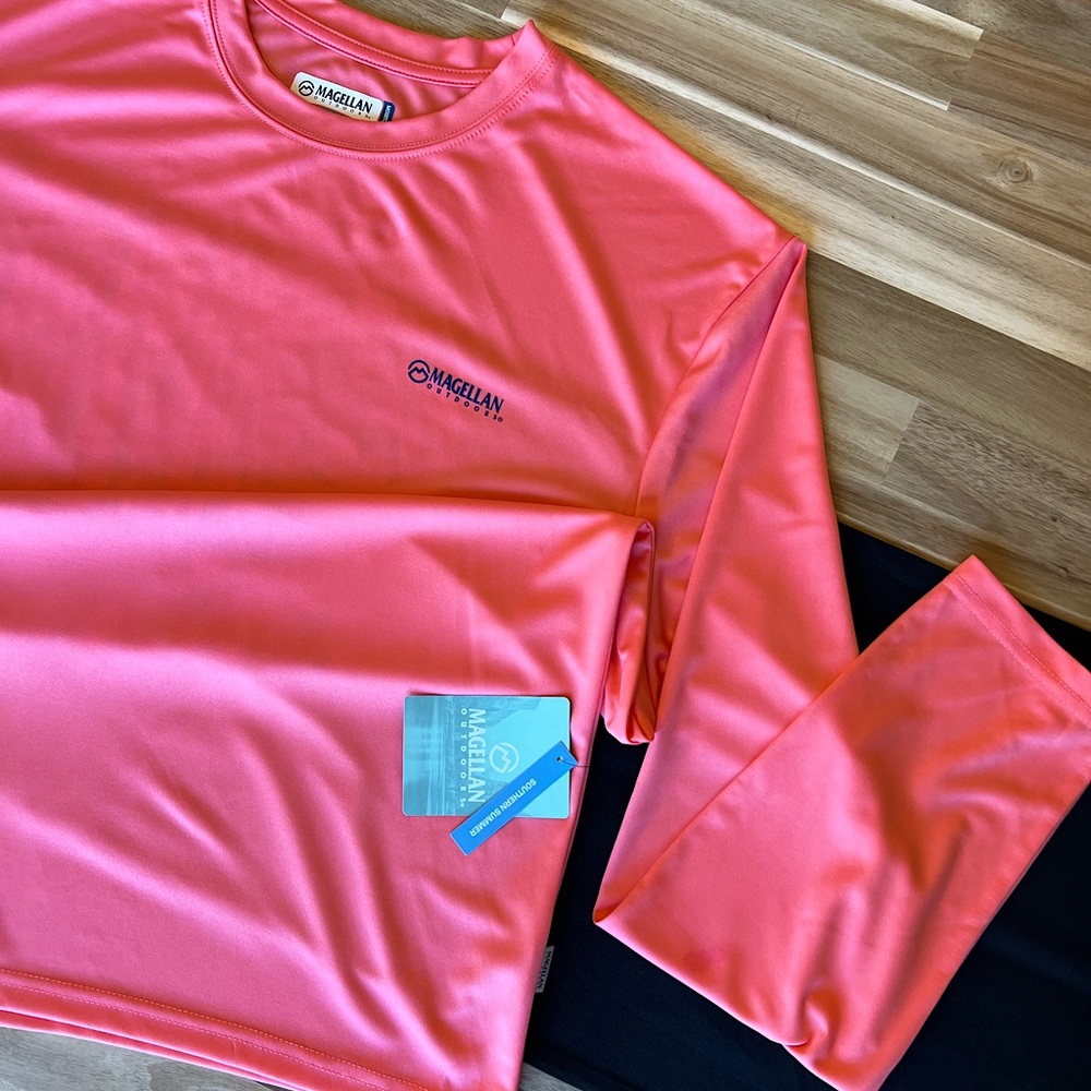 🔥NWT🔥 MAGELLAN Outdoors Fish Gear Moisture-Wicking Long Sleeve Tee - Men’s XL